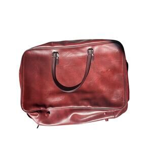 Vintage New Vista Travel Bag Luggage Carry On Shoulder Bags Approx 15x11 & 23x15